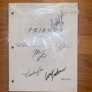 Friends cast signed plot script
